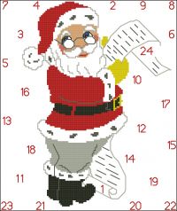Permin 34-0233 Santa Calendar