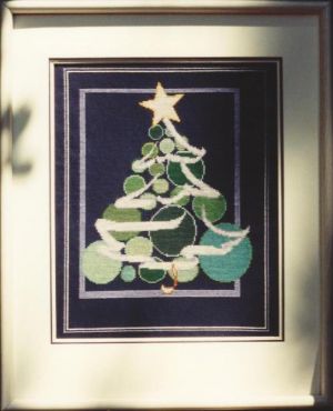 схема вышивки крестом Новогодняя звезда