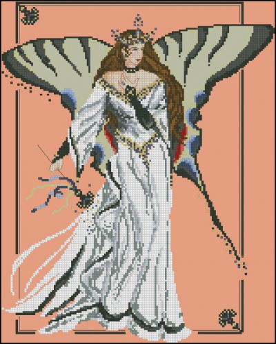 Вышивка крестом Чудо-бабочка