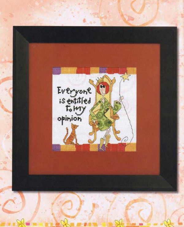 Вышивка крестом Мои мысли