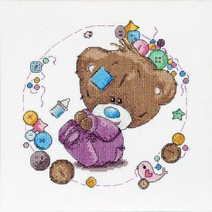 Метрика - мишутка с пуговками