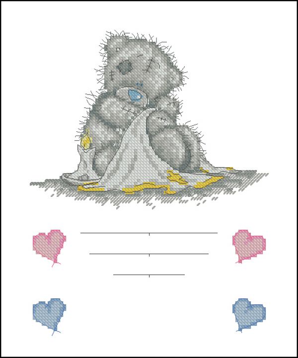 Вышивка крестом Я родился