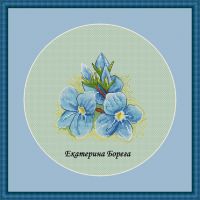 схема для вышивки крестом Летняя свежесть