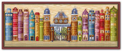 Вышивка крестом Королевство книг