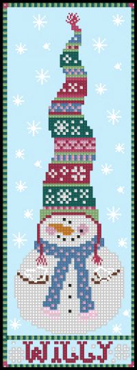 Stitchy Kitty Snowman Trio SKST15 Willy