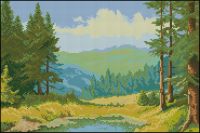 Charivna Mit Forest and river