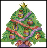 CS Card Shop Winter Cheer Tree with Baubles