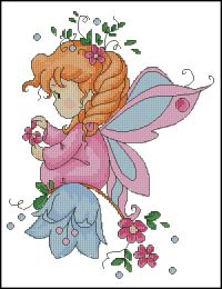 схема для вышивки крестом Гадание