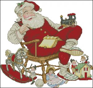 Санта за работой