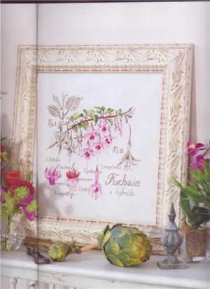 Вышивка крестом Фуксия