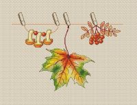 Вышивка крестом Дары осени