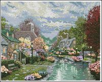 Деревня над рекой