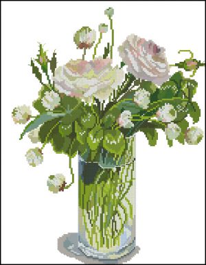 Розы с клевером