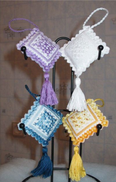 схема вышивки игольницы хардангер