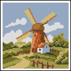 Вышивка крестом Мельничка-