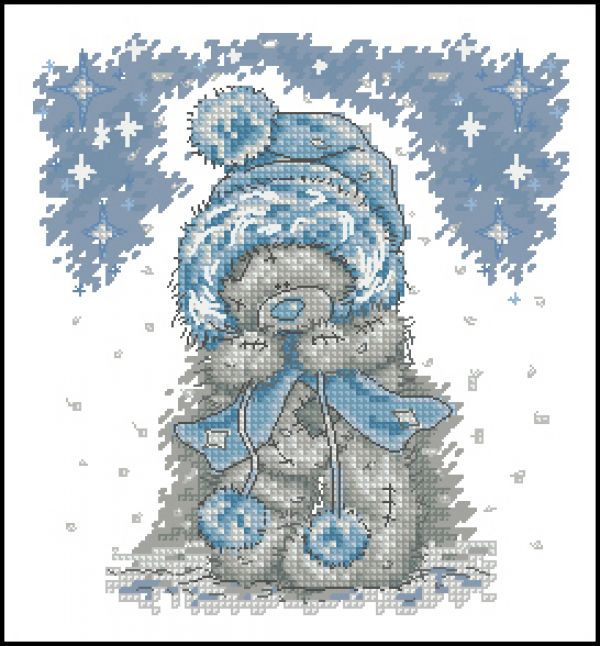 Вышивка крестом Холод