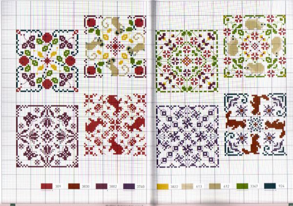 Вышивка крестом Мотивы для бикорню13