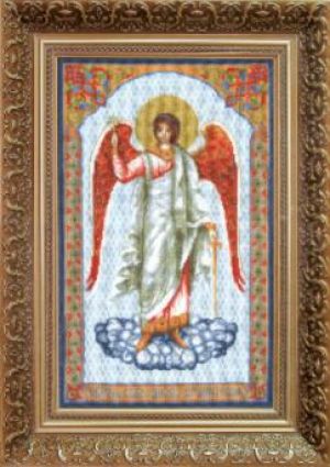 схема вышивки крестом Икона Ангела Хранителя