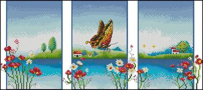 Вышивка крестом Весеннее настроение