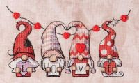 Вышивка крестом Гномья гирлянда