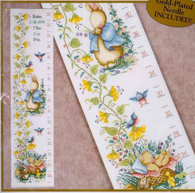 Вышивка крестом Ростомер - новенький малыш