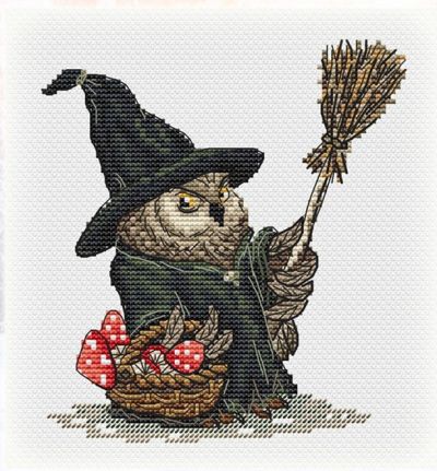 Вышивка крестом Колдунья