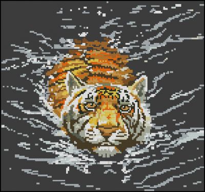 схема вышивки крестом лунное плаванье