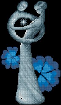 Вышивка крестом Рождение