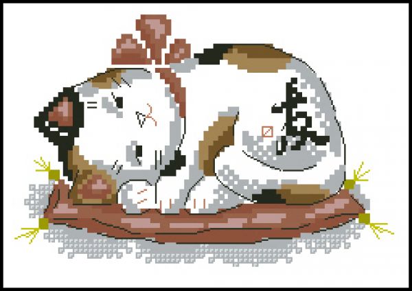 схема вышивки крестом благополучие в доме