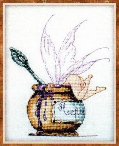 Вышивка крестом Черничный десерт