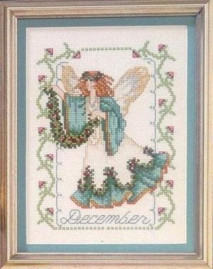 Вышивка крестом Зимняя фея