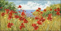 Anchor PC47989 Clifftop Poppies