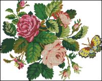 Cuadros 3 Bouquet de rosas