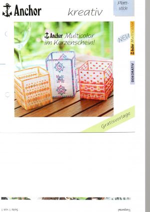 Вышивка на пластиковой канве Салфетницы