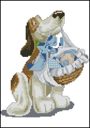 Собака с младенцем