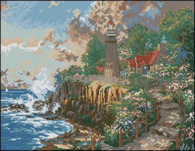 Вышивка крестом Освещая мир