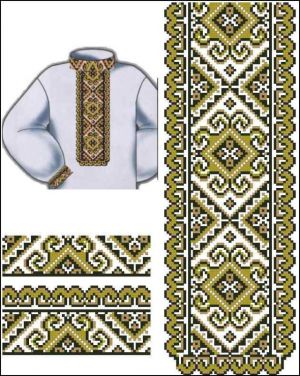 Орнамент для Мужской сорочки - 1