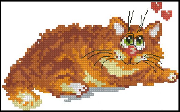 Вышивка крестом Мур-мур