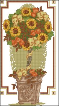 Cross Stitch Gold 2006-33 Autumn Topiary