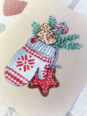 Рождественская варежка