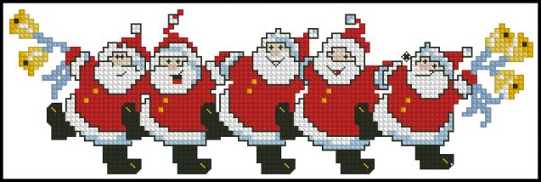 схема вышивки крестом на морозе