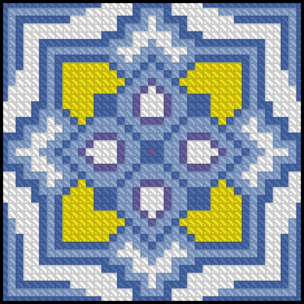 схема вышивки крестом бискорню