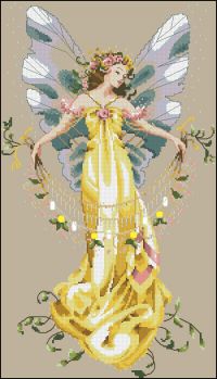 Вышивка крестом Фея цветов