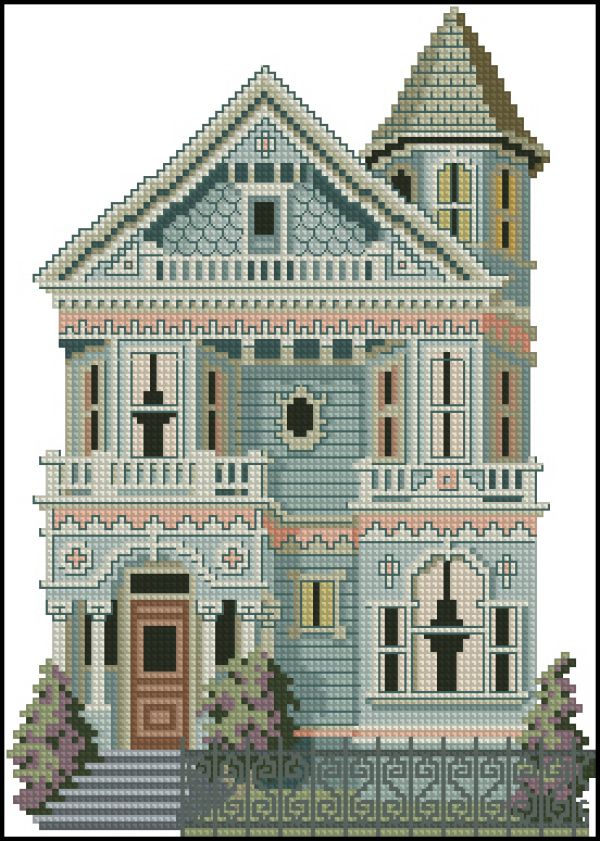 Вышивка крестом Усадьба Сент Виктория