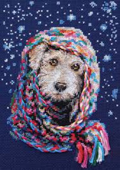 схема вышивки крестом на морозе