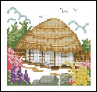 Домик под соломенной крышей