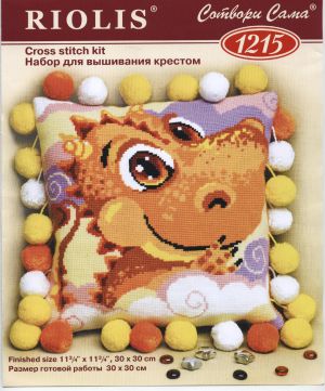 Подушка с дракошой