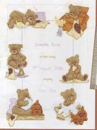 Вышивка крестом Веселый день мишки