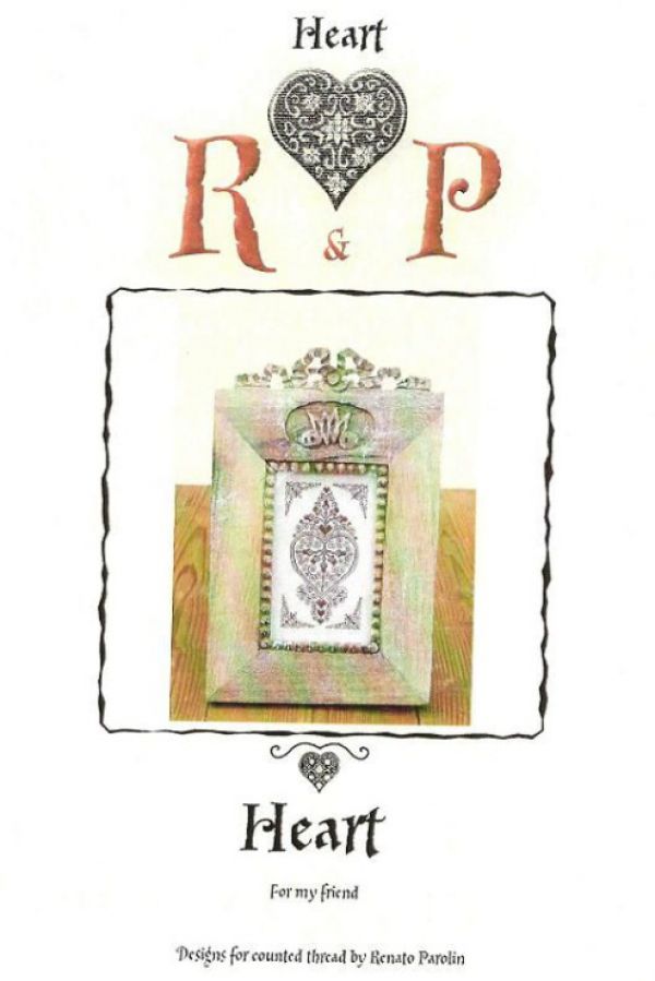 Вышивка крестом Сердце - блекворк