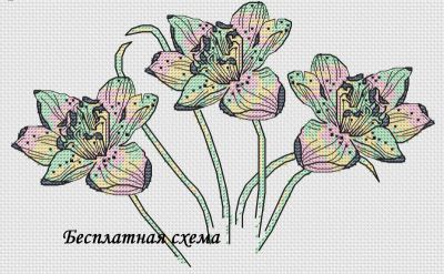 Вышивка крестом Яркое настроение